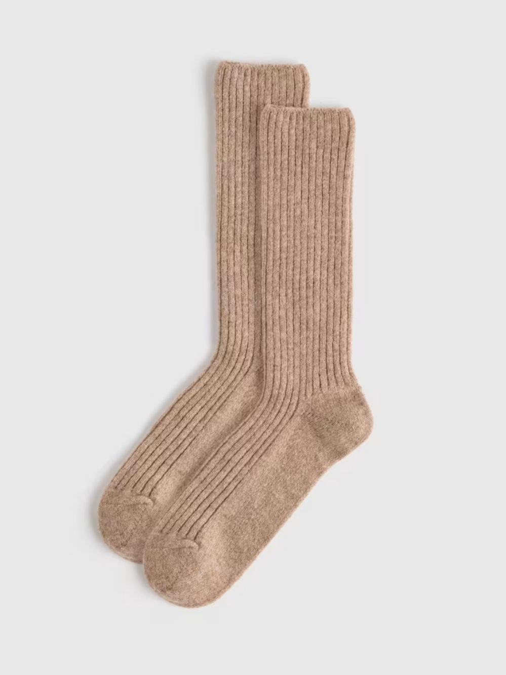 NWOT QUINCE Cashmere Trouser Sock XS/Small Oatmeal 8251
